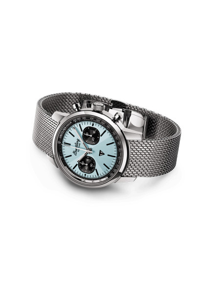 Montre Breitling Top Time B01 Triumph automatique cadran bleu bracelet milanais en acier 41 mm