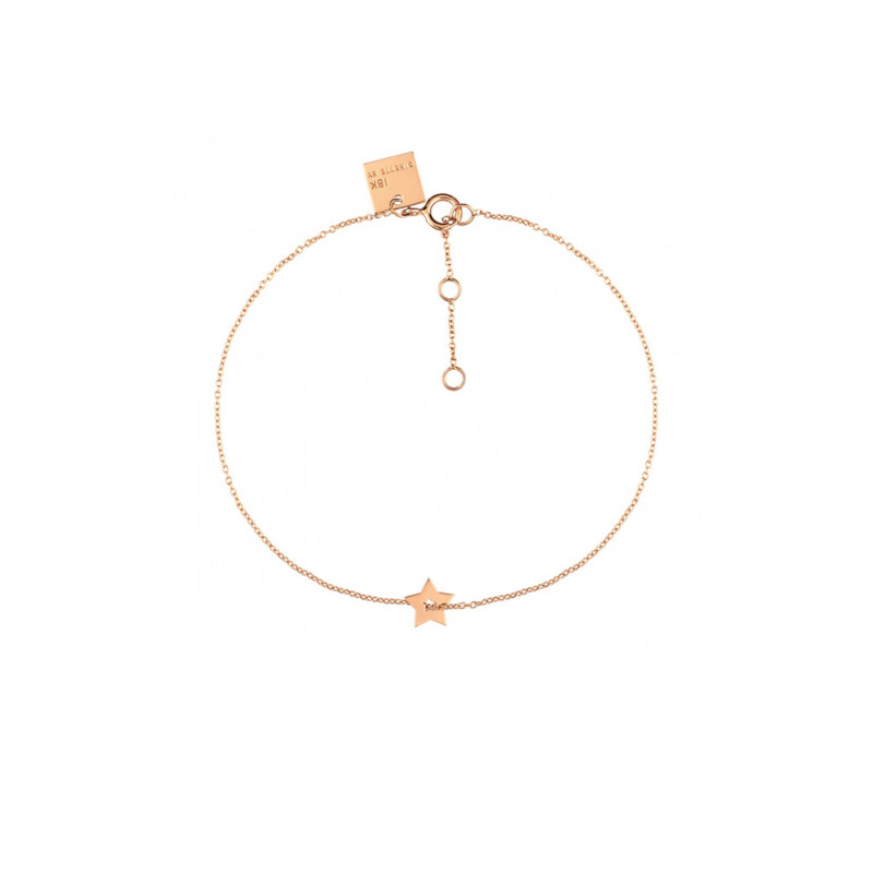 Bracelet Ginette NY Milky Way open star or rose