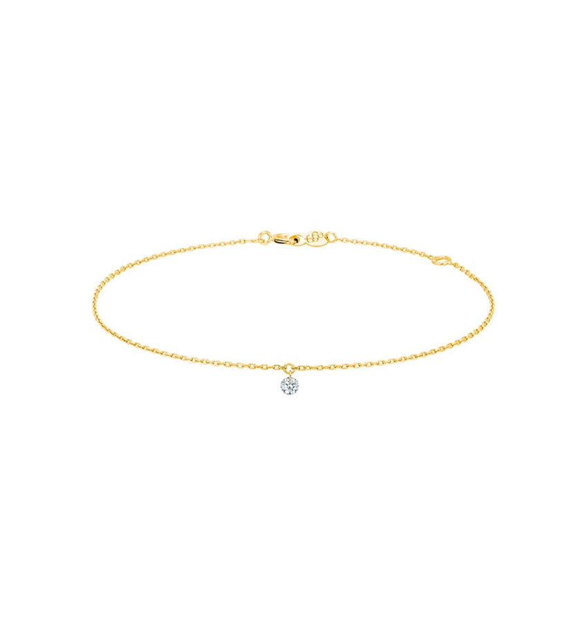 Bracelet La Brune et La Blonde 360° or jaune diamant