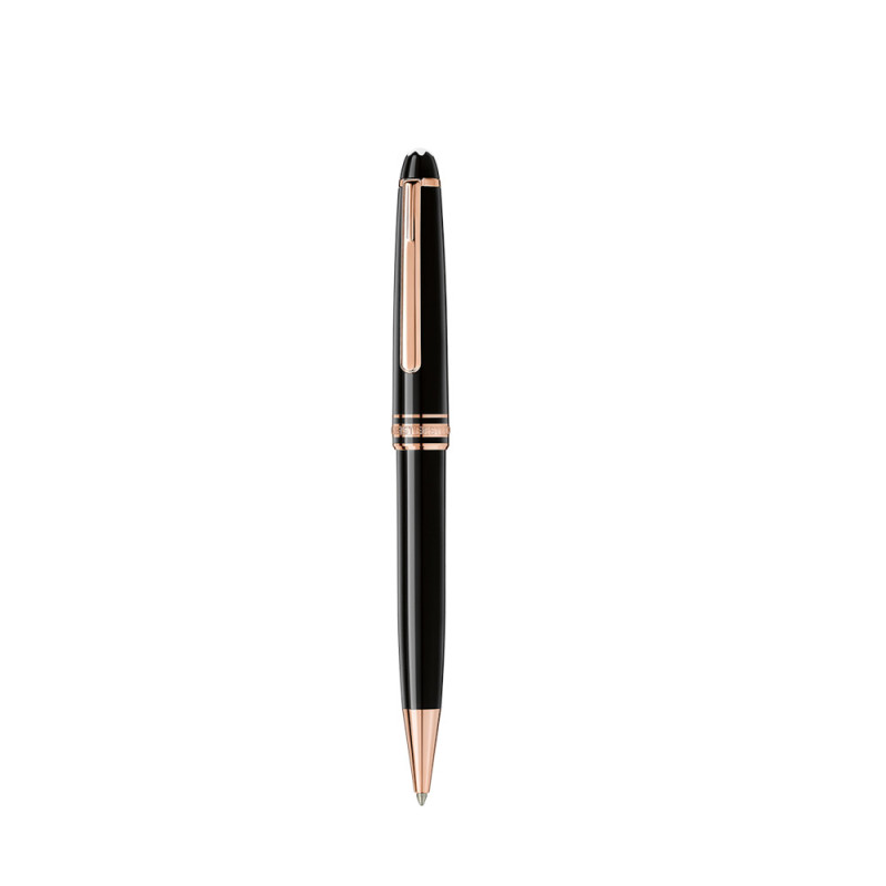 Stylo bille Montblanc Meisterstück doré à l'or rose classique