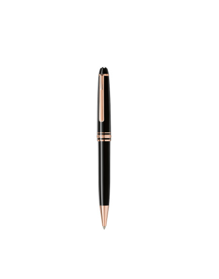 Stylo bille Montblanc Meisterstück doré à l'or rose classique