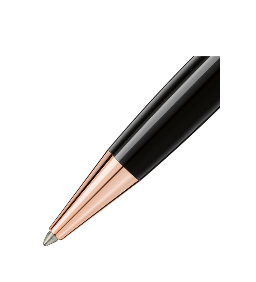 Stylo bille Montblanc Meisterstück doré à l'or rose classique