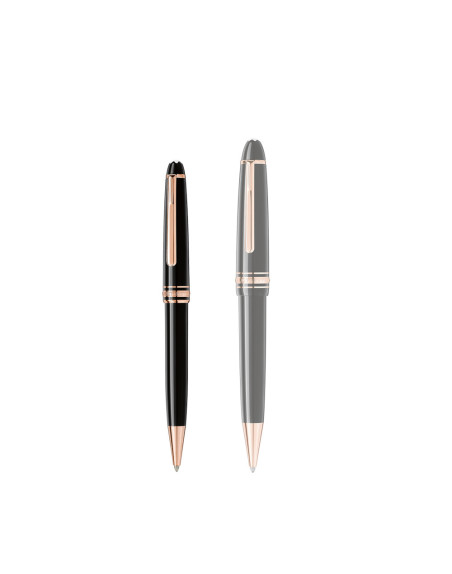 Stylo bille Montblanc Meisterstück doré à l'or rose classique