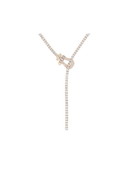 Collier Fred Force 10 or rose diamants