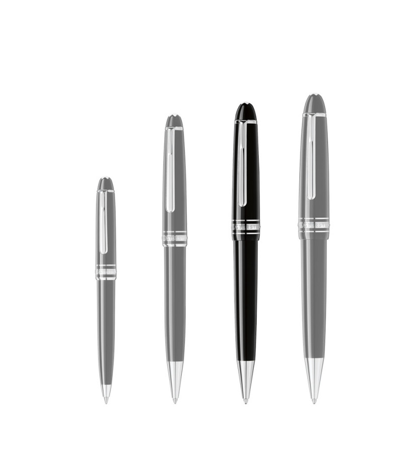 Stylo bille Montblanc Meisterstück Mozart Midsize Platiné