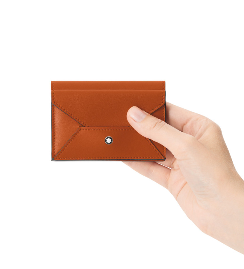 Porte-cartes 4cc Montblanc Soft spicy orange