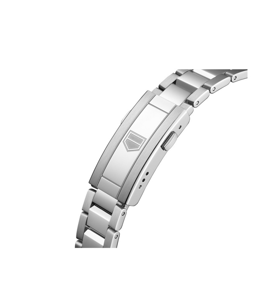 Montre Tag Heuer Aquaracer Professional 200 Solargraph quartz cadran blanc bracelet acier 34 mm