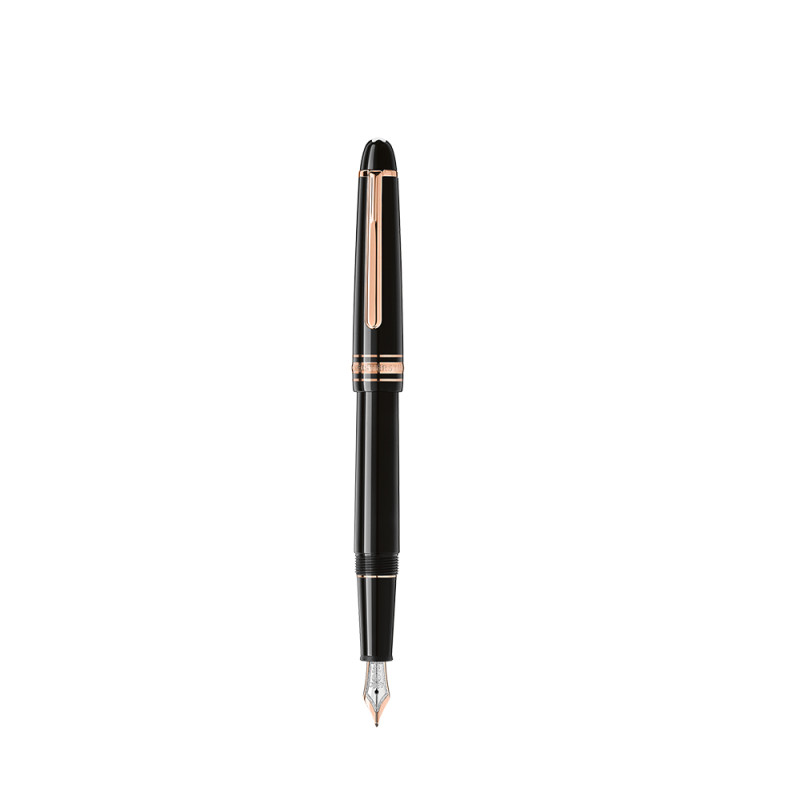 Stylo plume Montblanc Meisterstück doré à l'or rose classique