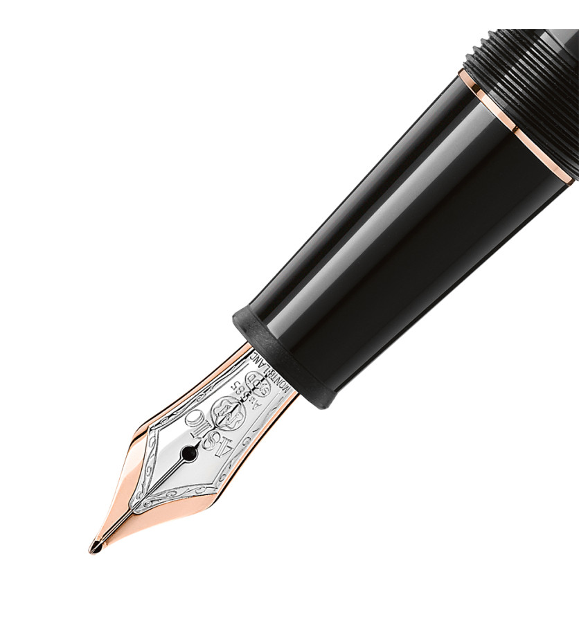 Stylo plume Montblanc Meisterstück doré à l'or rose