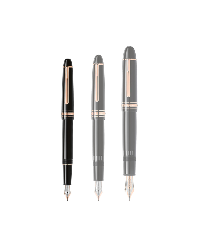 Stylo plume Montblanc Meisterstück doré à l'or rose