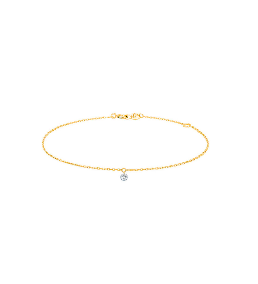 Bracelet La Brune et La Blonde 360° or jaune diamant