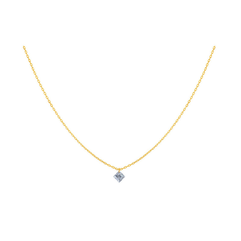 Collier La Brune et La Blonde 360° or jaune diamant