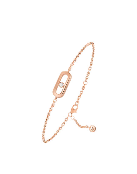 Bracelet Messika CARE(S) enfant or rose diamant