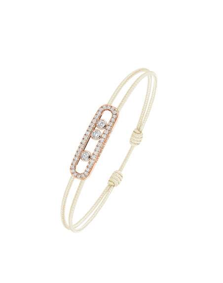 Bracelet Messika CARE(S) or rose pavé diamants