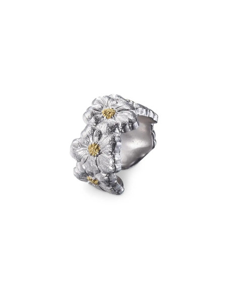 Bague Eternelle Blossoms Gardenia argent et vermeil