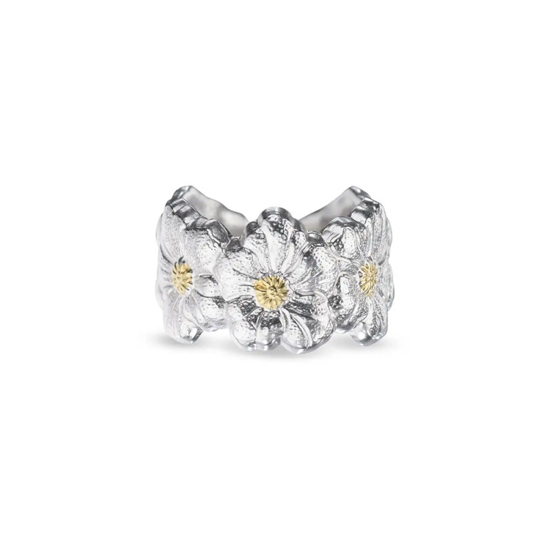 Bague Eternelle Blossoms Gardenia argent et vermeil