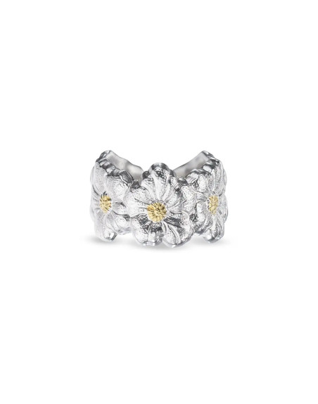 Bague Eternelle Blossoms Gardenia argent et vermeil