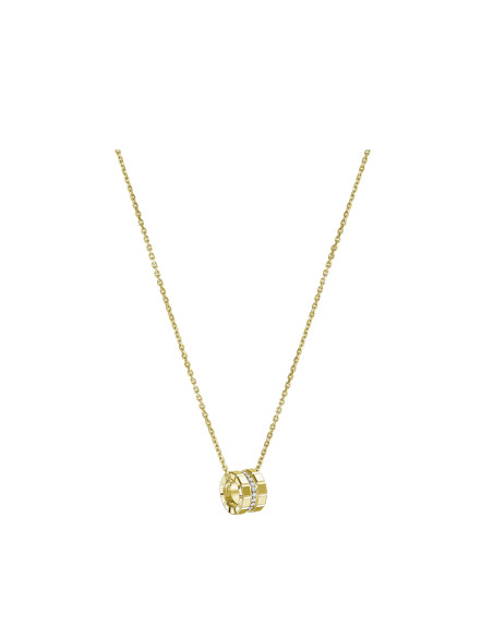 Pendentif Chopard Ice Cube avec chaîne or jaune diamants