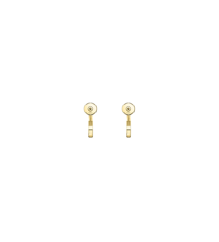 Boucles d'oreilles Chopard Ice Cube or jaune