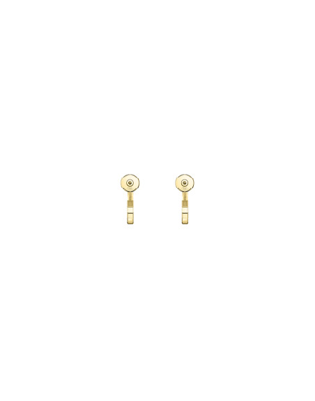 Boucles d'oreilles Chopard Ice Cube or jaune