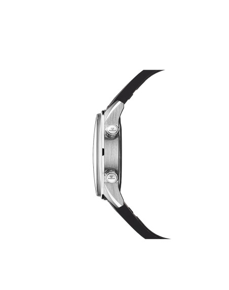 Montre Jaeger-Lecoultre Polaris Date automatique cadran noir bracelet caoutchouc noir 42 mm