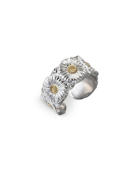 Bague Eternelle Blossoms Marguerite argent et vermeil