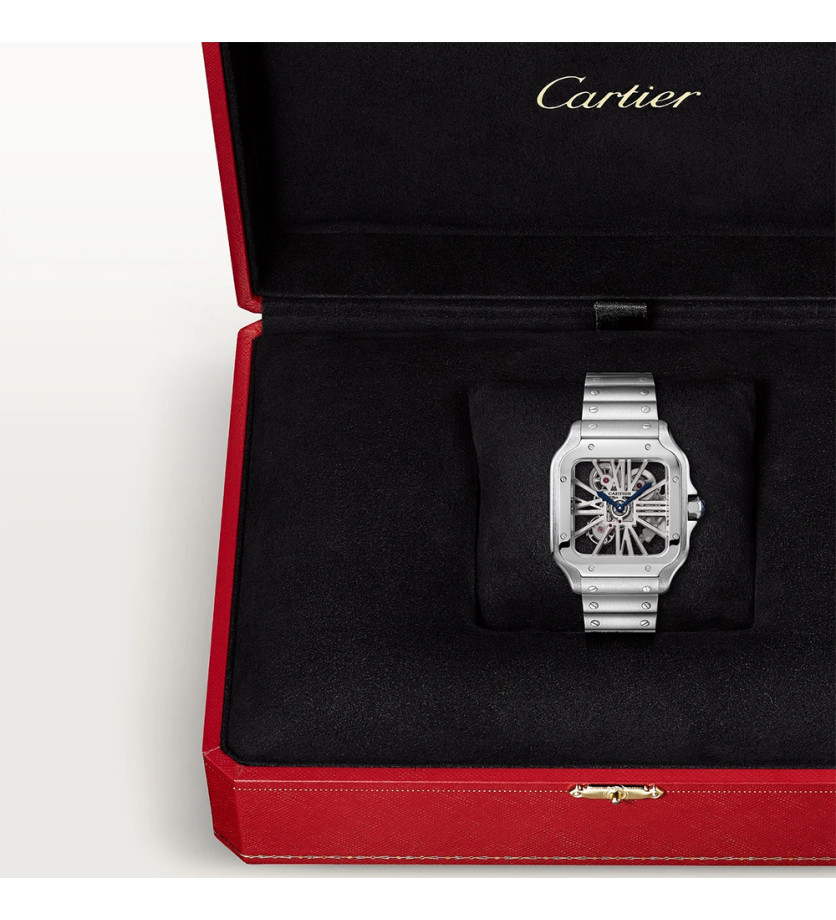 Montre Squelette Santos de Cartier