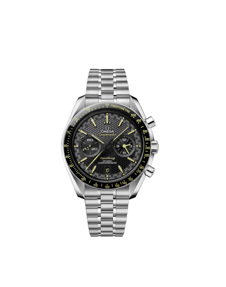 Montre Omega Speedmaster Super Racing automatique cadran noir bracelet acier 44,25 mm