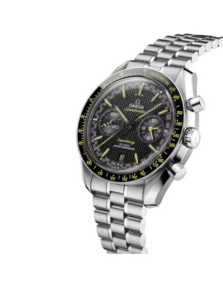 Montre Omega Speedmaster Super Racing automatique cadran noir bracelet acier 44,25 mm