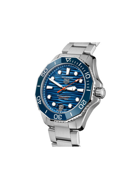 Montre TAG Heuer Aquaracer automatique (cosc) bracelet acier cadran bleu 42mm