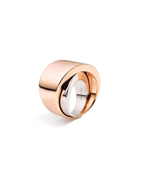 Bague Tourbillon PM or rose or blanc