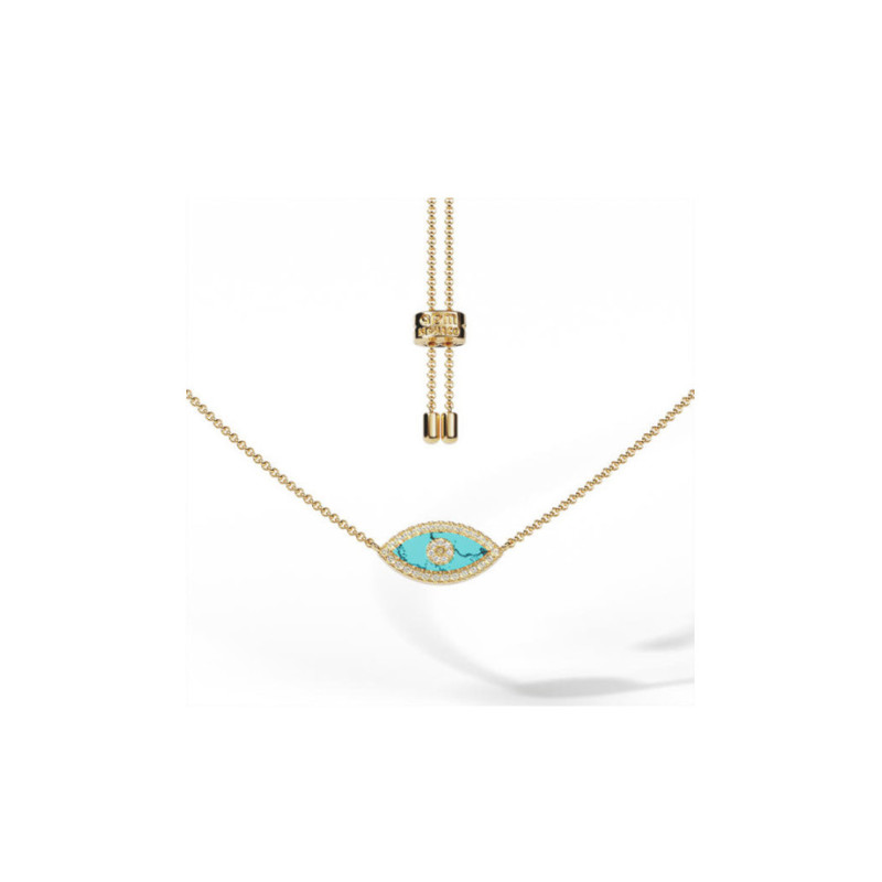 Collier APM Monaco Été Ajustable Lucky Eye