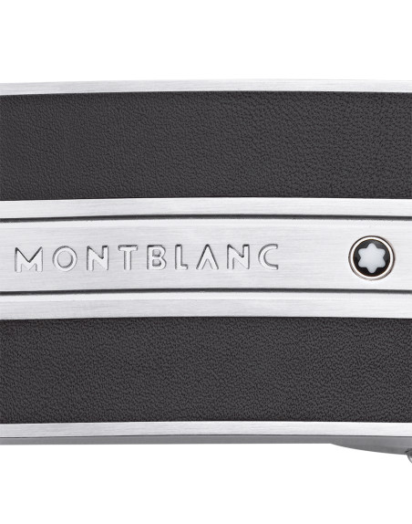 Ceinture réversible Montblanc cuir noir marron 30 mm