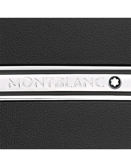 Ceinture Montblanc cuir noir 30 mm