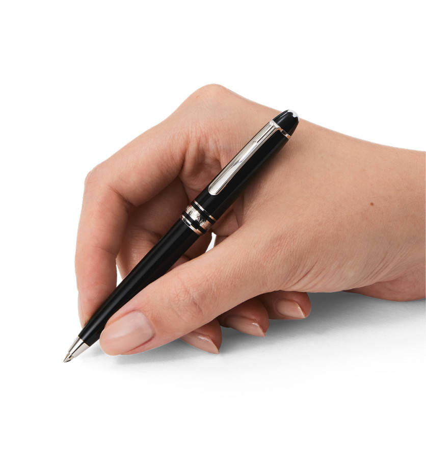 Stylo bille Montblanc Meisterstück Mozart platiné petit modèle