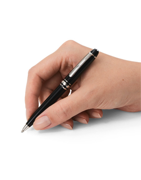 Stylo bille Montblanc Meisterstück Mozart platiné petit modèle