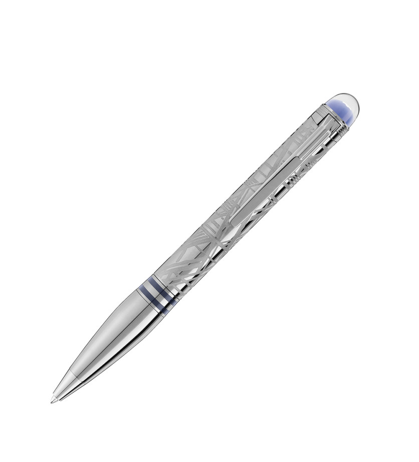 Stylo bille Montblanc StarWalker SpaceBlue métal