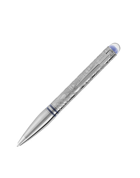 Stylo bille Montblanc StarWalker SpaceBlue métal