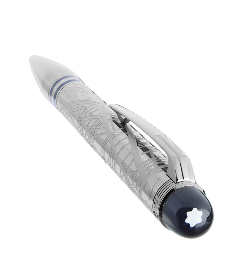 Stylo bille Montblanc StarWalker SpaceBlue métal