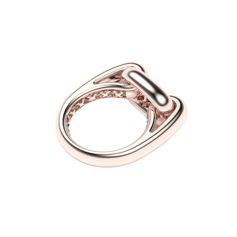 Bague Frojo maillon or rose