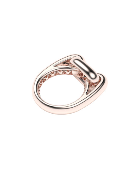 Bague maillon Frojo or rose