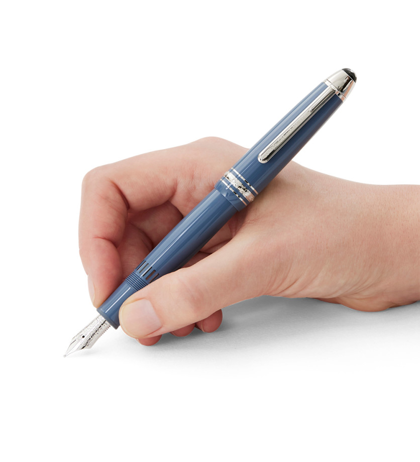 Stylo plume Montblanc Meisterstück Glacier LeGrand Bleu