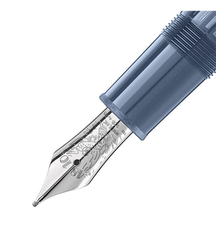 Stylo plume Montblanc Meisterstück Glacier LeGrand Bleu