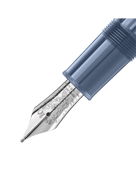 Stylo plume Montblanc Meisterstück Glacier LeGrand Bleu