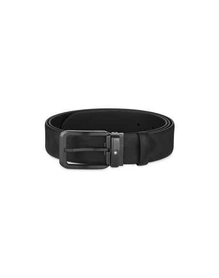 Ceinture réversible Montblanc cuir noir 35 mm