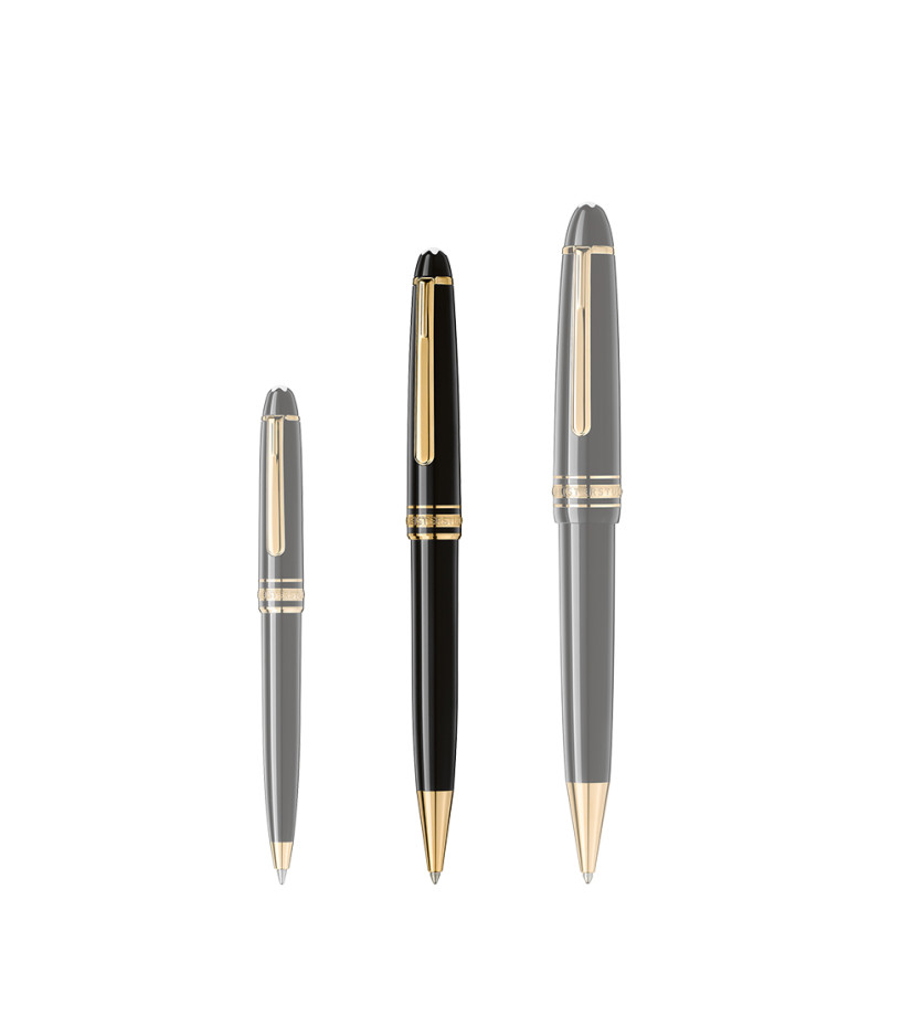 Stylo bille Montblanc Meisterstück doré classique