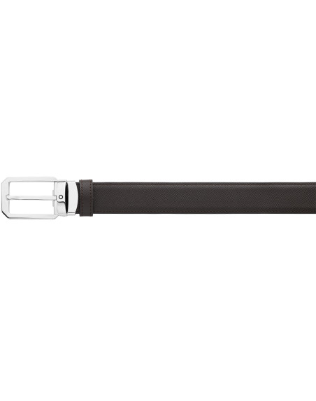 Ceinture réversible Montblanc cuir noir marron 30 mm