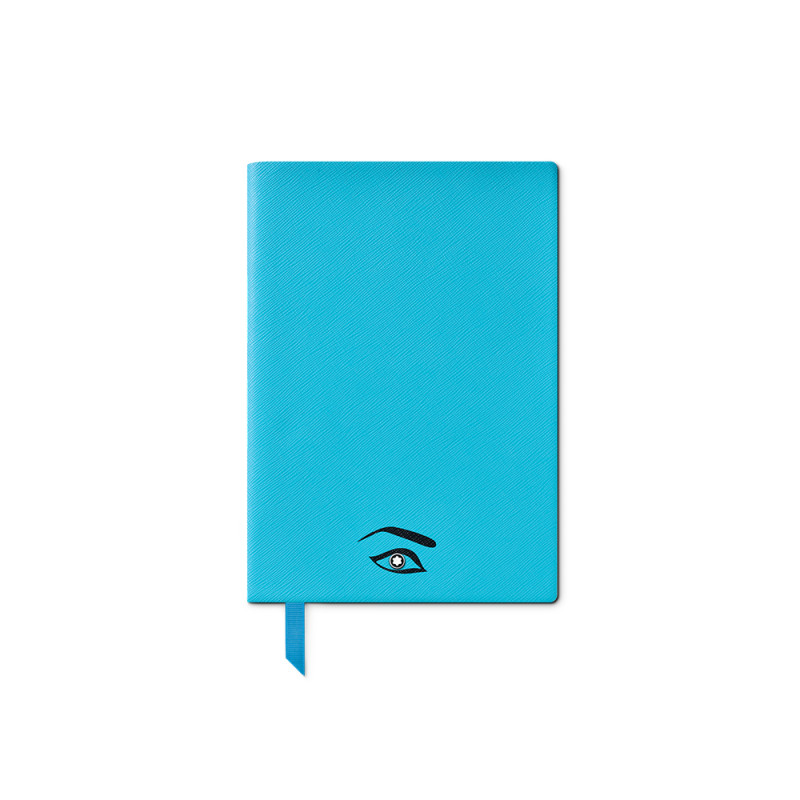 Carnet 146 Montblanc Muses Marias Callas bleu ligné petit format