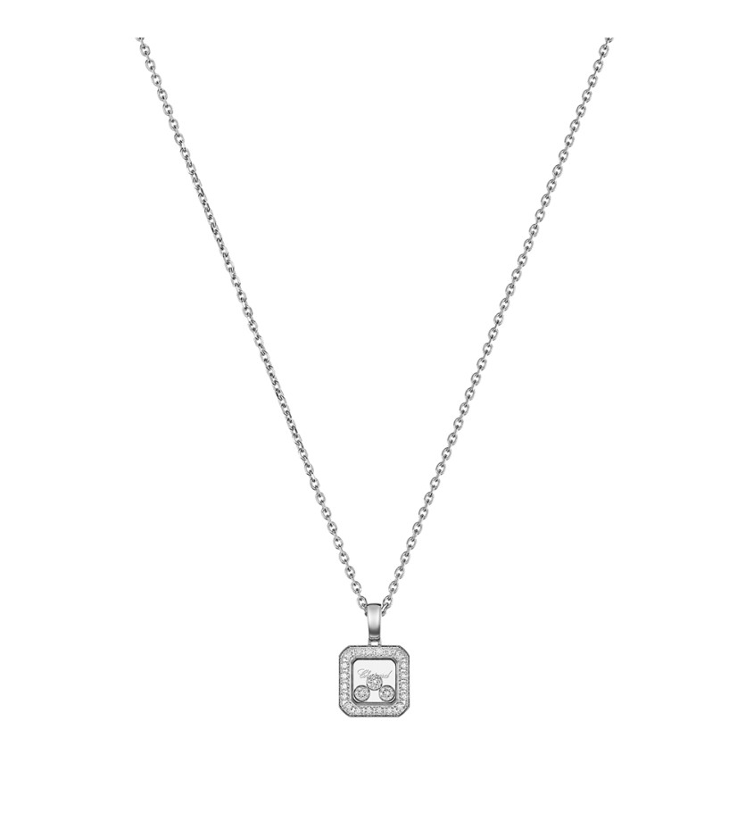 Pendentif Chopard Happy Diamonds Icons or blanc diamants