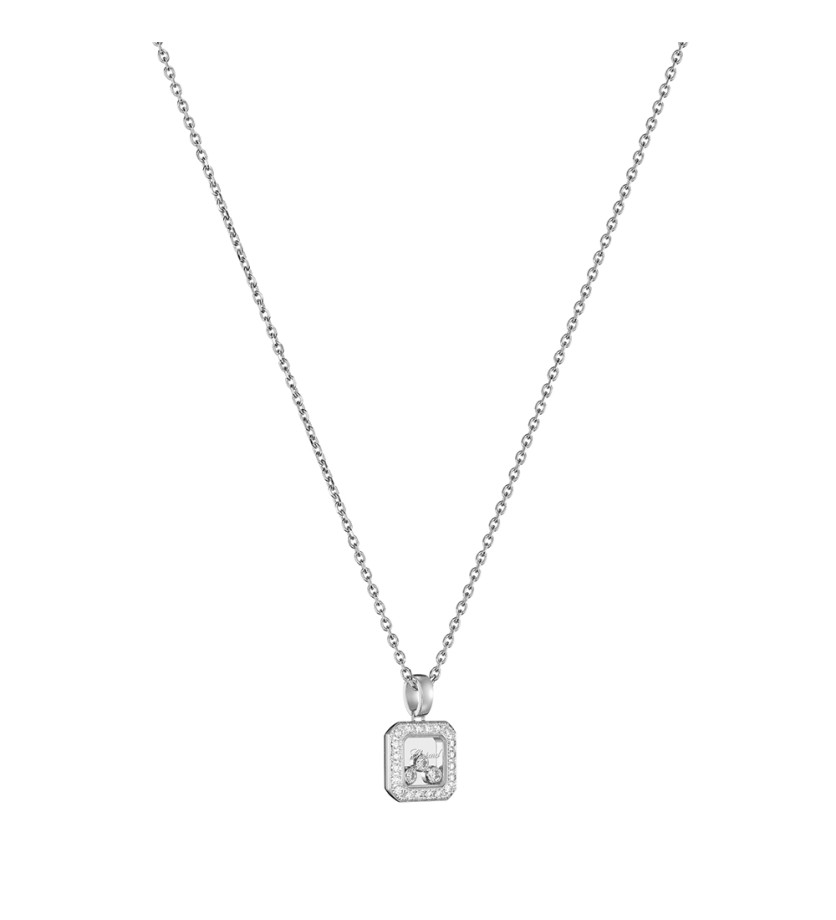 Pendentif Chopard Happy Diamonds Icons or blanc diamants